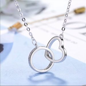 Sterling Silver 925 CZ Necklace
